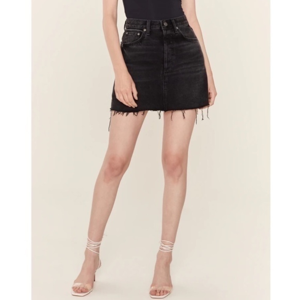 Boyish The Corey High Rise Rigid Mini Skirt - Picture 4 of 7